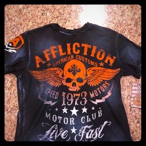 Affliction men’s medium t shirt new with tags